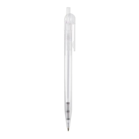 Kugelschreiber Futurepoint Transparent Weiss-Weiss | 1-farbiger Siebdruck | in Verlängerung vom Clip | 50 mm x 25 mm | Nicht verfügbar