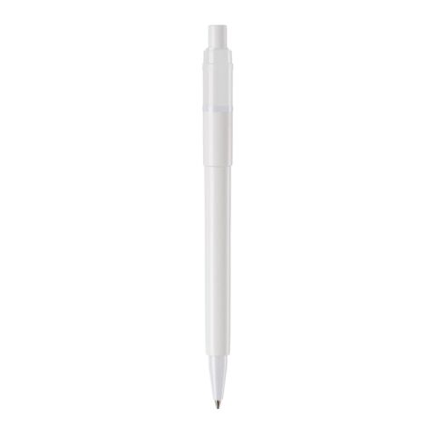 Kugelschreiber Baron Colour Hardcolour Weiss | 1-farbiger Siebdruck | 270° vom Clip | 45 mm x 25 mm | Nicht verfügbar