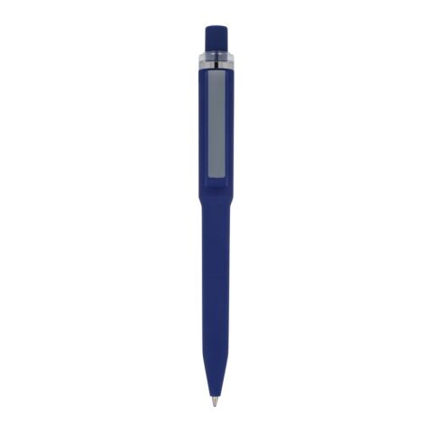 Ozzy-Stift mit Soft-Touch Dunkelblau | 3D Digitaldruck | Clip | 37 mm x 6 mm