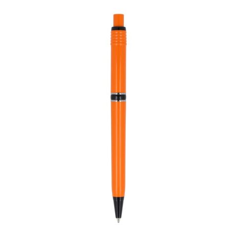 Kugelschreiber Raja Extra Orange-Schwarz | 1-farbiger Siebdruck | in Verlängerung vom Clip | 40 mm x 25 mm | Nicht verfügbar