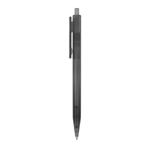 Kugelschreiber Kuma Transparent Schwarz-Schwarz | 1-farbiger Tampondruck | Clip | 40 mm x 6 mm | Nicht verfügbar