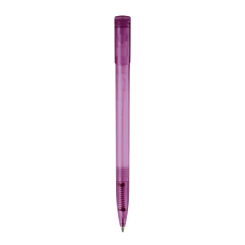 Kugelschreiber Deniro Frosty Transparent Violett | 1-farbiger Siebdruck | in Verlängerung vom Clip | 45 mm x 25 mm | Nicht verfügbar