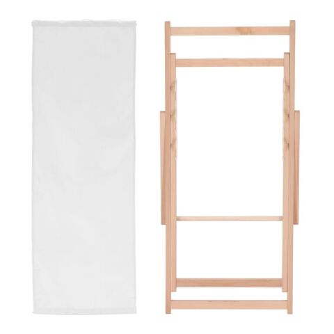 Klappbare Sublimations Liegestuhl Weiss | ohne Werbeanbringung | Nicht verfügbar | Nicht verfügbar