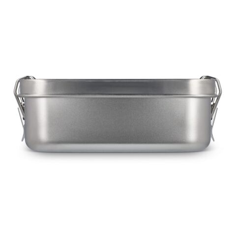 Edelstahl-Brotdose  Silber | ohne Werbeanbringung | Nicht verfügbar | Nicht verfügbar