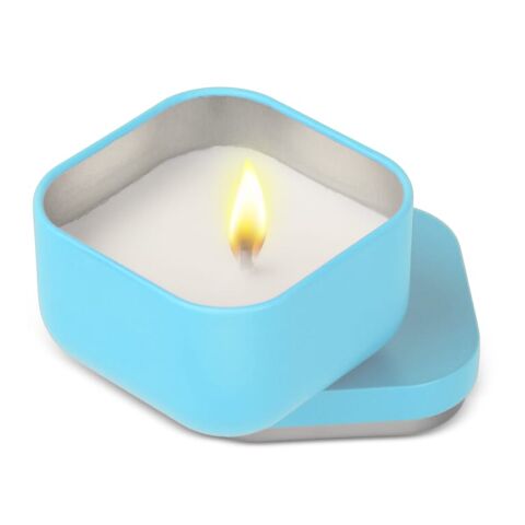 Ananda Duftkerze auf pflanzlicher Basis in recycelter Dose Hellblau | ohne Werbeanbringung | Nicht verfügbar | Nicht verfügbar