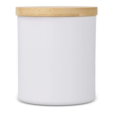 Bhakti-Duftkerze auf pflanzlicher Basis in recyceltem Aluminiumgefäß Weiss | ohne Werbeanbringung | Nicht verfügbar | Nicht verfügbar