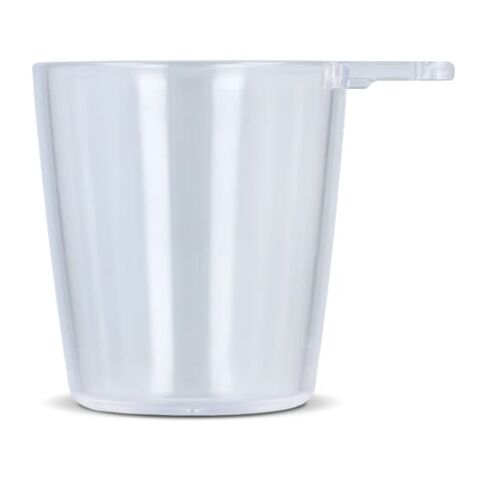 Festival-Shotglas mit Lanyard Weiss-Weiss