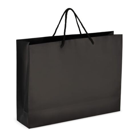 FSC Papier Geschenktasche 40 x 12 x 30cm 200g/m² Schwarz | ohne Werbeanbringung | Nicht verfügbar | Nicht verfügbar