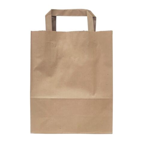 Papiertüte 70g/m² 28x10x22cm Braun | ohne Werbeanbringung | Nicht verfügbar | Nicht verfügbar | Nicht verfügbar