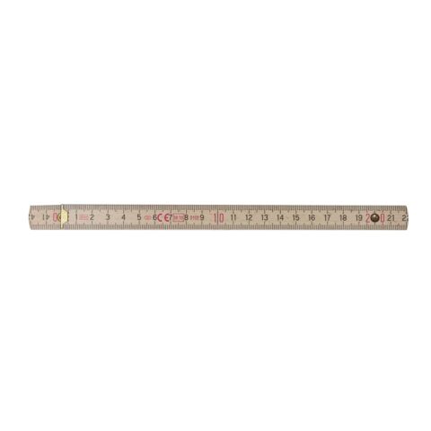 Zollstock 2m Premium natur Natur | 1-farbiger Tampondruck | Seite 2 | 65 mm x 25 mm | Nicht verfügbar
