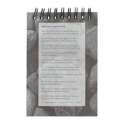 Reporter Notizbuch aus Steinpapier Natur