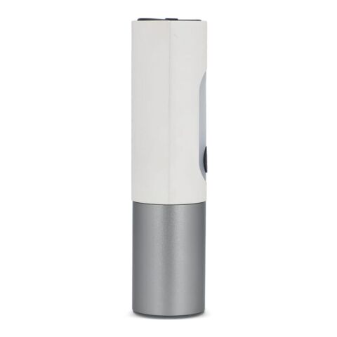 Wiederaufladbare 10-W-LED-Taschenlampe mit Zoomfunktion, 300 lm Weiss | ohne Werbeanbringung | Nicht verfügbar | Nicht verfügbar