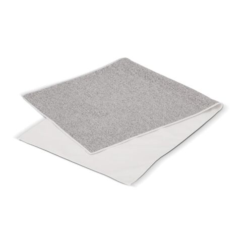 Schnelltrocknendes Handtuch R-PET 30x80cm Sublimation Weiss-Grau | ohne Werbeanbringung | Nicht verfügbar | Nicht verfügbar