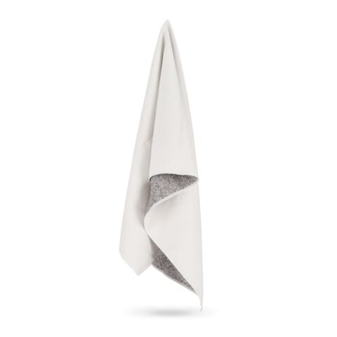 Schnelltrocknendes Handtuch R-PET 50x100cm Sublimation Weiss-Grau
