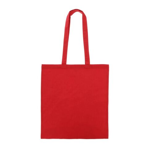 Tasche aus recycelter Baumwolle 140g/m² 38x42cm Rot / Weiß | ohne Werbeanbringung | Nicht verfügbar | Nicht verfügbar | Nicht verfügbar