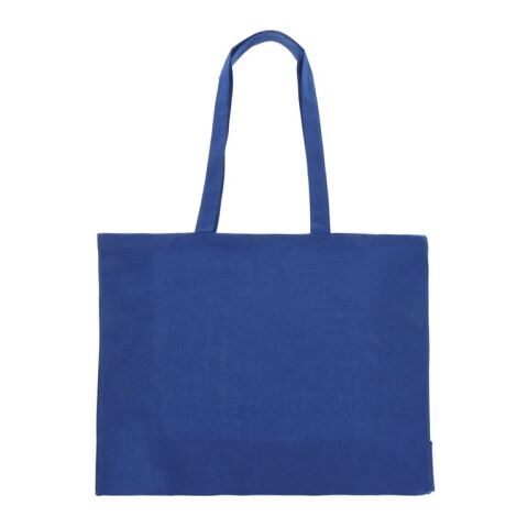 Tasche aus recycelter Baumwolle 140g/m² 49x14x37cm Blau Weiss | ohne Werbeanbringung | Nicht verfügbar | Nicht verfügbar | Nicht verfügbar
