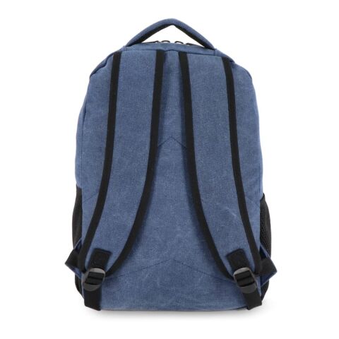 Rucksack Harper aus recyceltem Baumwoll-Canvas  Dunkelblau | ohne Werbeanbringung | Nicht verfügbar | Nicht verfügbar | Nicht verfügbar