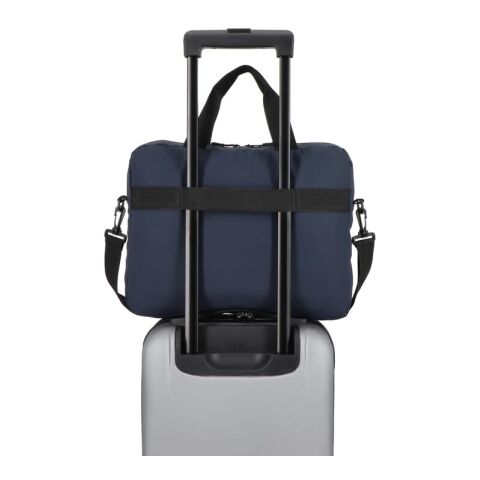 PU SoMa Laptop-Tasche 28 x 38 x 5 cm blau/schwarz | ohne Werbeanbringung | Nicht verfügbar | Nicht verfügbar