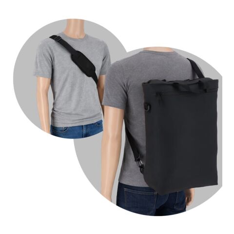 PU Kiew Laptop-Rucksack 28 x 42 x 12,5 cm Schwarz