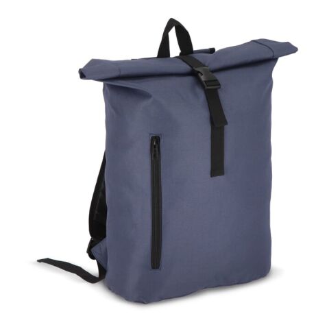 R-PET 600D Rolltop-Rucksack 20L Dunkelblau