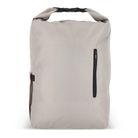 R-PET 600D Rolltop-Rucksack 20L Grau | ohne Werbeanbringung | Nicht verfügbar | Nicht verfügbar