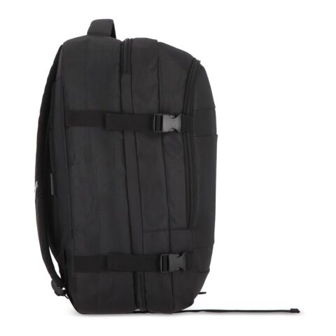 R-PET 600D Handgepäck Rucksack 22L Schwarz | ohne Werbeanbringung | Nicht verfügbar | Nicht verfügbar