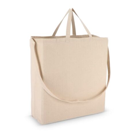 Tragetasche aus Baumwolle OEKO-TEX® 40 x 13 x 44cm 220g/m² Ecru | ohne Werbeanbringung | Nicht verfügbar | Nicht verfügbar