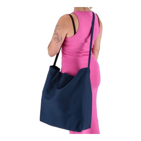 Tragetasche aus Baumwolle OEKO-TEX® 40 x 13 x 44cm 220g/m² Dunkelblau | ohne Werbeanbringung | Nicht verfügbar | Nicht verfügbar