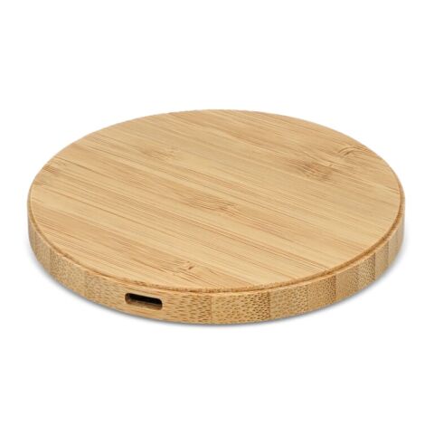 Wireless Ladepad Bambus 15W Natur | ohne Werbeanbringung | Nicht verfügbar | Nicht verfügbar