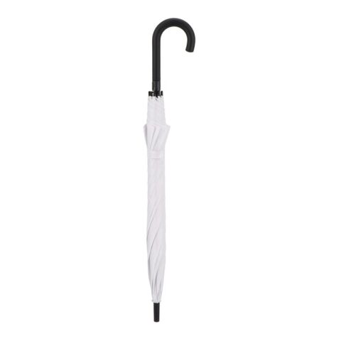 Verdure 190T Pongee 23" Winddichter Hakenschirm Auto open Weiss | ohne Werbeanbringung | Nicht verfügbar | Nicht verfügbar