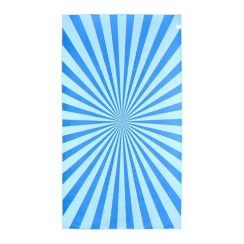 R-PET-Schnelltrocknungs-Strandtuch 100 × 180 cm, Sublimationsdruck Blau Weiss | ohne Werbeanbringung | Nicht verfügbar | Nicht verfügbar