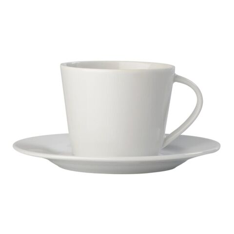 Tasse mit Untertasse Milano 160ml regenbogenfarben | 1-farbiger UV-Druck | rechts vom Henkel | 50 mm x 35 mm | Nicht verfügbar