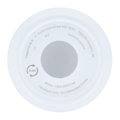 Recycelter Edelstahl-Thermobecher für Kaffee zum Mitnehmen, 400 ml Gemischt | ohne Werbeanbringung | Nicht verfügbar | Nicht verfügbar