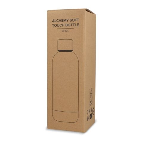 Isolierflasche Alchemie Soft Touch 500ml Rot Weiß | ohne Werbeanbringung | Nicht verfügbar | Nicht verfügbar