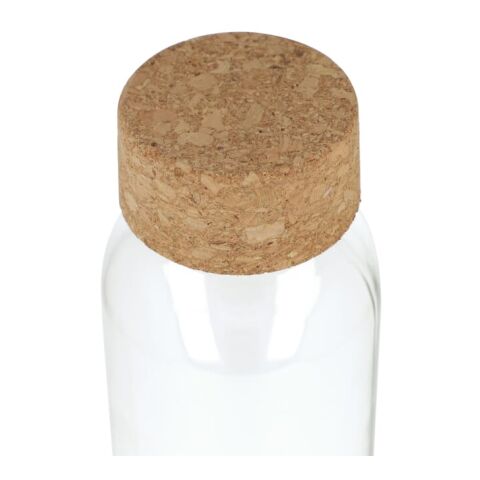Recycling-Glasflasche mit Korkdeckel 500ml Transparent | ohne Werbeanbringung | Nicht verfügbar | Nicht verfügbar