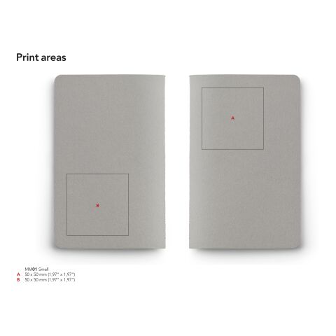 Notizbuch Small by mishmash hellblau | ohne Werbeanbringung