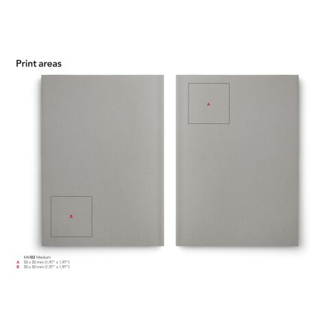 Notizbuch Medium by mishmash beige | ohne Werbeanbringung