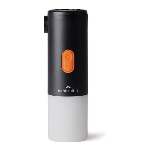 Nordic Drift Titan 2-in-1-Luftpumpe und Campinglampe schwarz | ohne Werbeanbringung | Nicht verfügbar | Nicht verfügbar