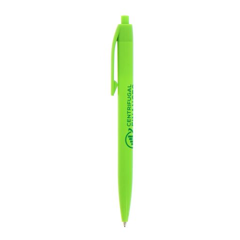 BIC® Basic Kugelschreiber Limettengrün | 1-farbiger Siebdruck | Schaft-gegenüber vom Clip | 13.00 mm x 50.00 mm