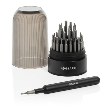 Gear X 31-in-1-Multifunktions-Schraubendreher-Set schwarz | ohne Werbeanbringung | Nicht verfügbar | Nicht verfügbar