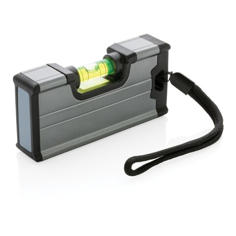 Wasserwaage im Taschenformat mit Magnet grau | ohne Werbeanbringung | Nicht verfügbar | Nicht verfügbar