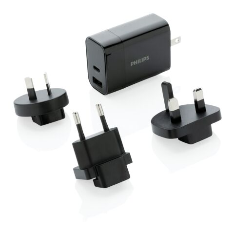 Philips Ultra Fast PD Travel-Charger schwarz | ohne Werbeanbringung | Nicht verfügbar | Nicht verfügbar