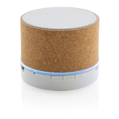 Kabelloser 3W-Lautsprecher aus Kork braun | ohne Werbeanbringung | Nicht verfügbar | Nicht verfügbar