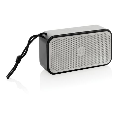 Swiss Peak 10W Basslautsprecher aus recyceltem Aluminium grau | ohne Werbeanbringung | Nicht verfügbar | Nicht verfügbar