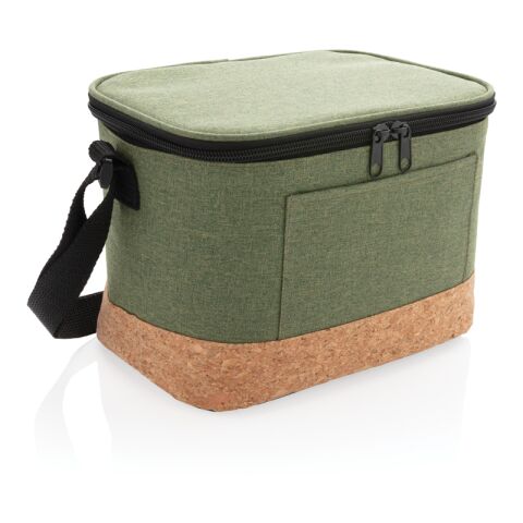 Two-Tone Kühltasche mit Korkdetails grün | ohne Werbeanbringung | Nicht verfügbar | Nicht verfügbar | Nicht verfügbar