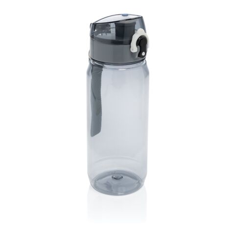 Yide RCS  rPET verschließbare Wasserflasche 600ml schwarz | ohne Werbeanbringung | Nicht verfügbar | Nicht verfügbar