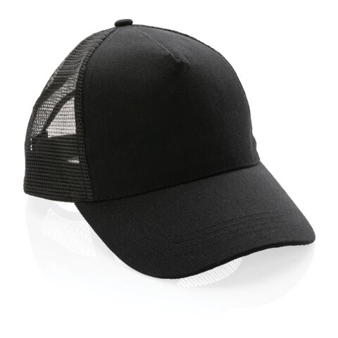 Impact AWARE™ 190gr Brushed rCotton 5 Panel Trucker-Cap schwarz | ohne Werbeanbringung | Nicht verfügbar | Nicht verfügbar | Nicht verfügbar