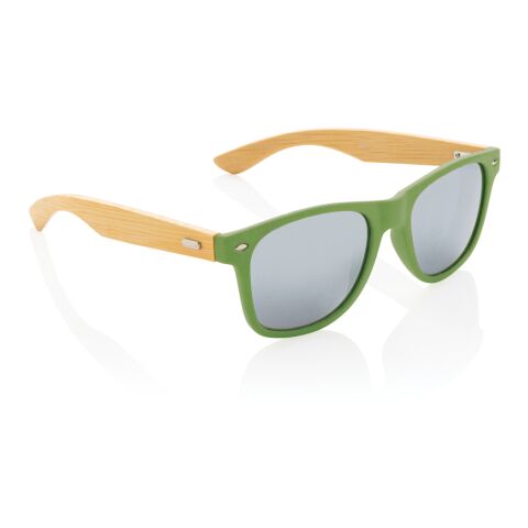 Sonnenbrille aus FSC®-Bambus und RCS recyceltem Kunststoff grün | ohne Werbeanbringung | Nicht verfügbar | Nicht verfügbar