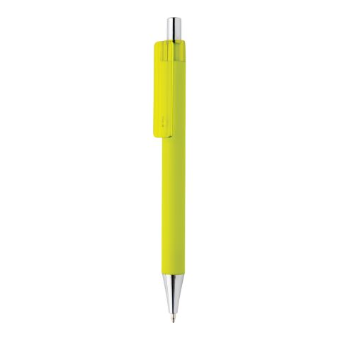 X8 Stift mit Smooth-Touch limone | ohne Werbeanbringung | Nicht verfügbar | Nicht verfügbar