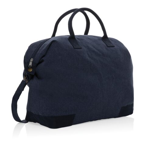 Kezar AWARE™ 500g/m² Wochenendtasche aus recyceltem Canvas marineblau | ohne Werbeanbringung | Nicht verfügbar | Nicht verfügbar | Nicht verfügbar